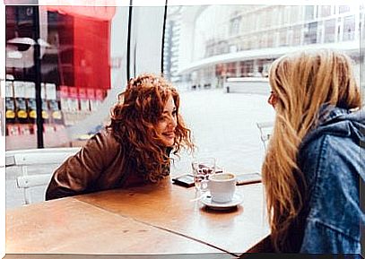 friends having coffee