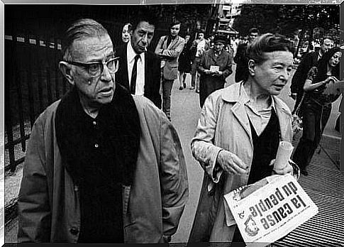 Sartre and Simone de Beauvoir