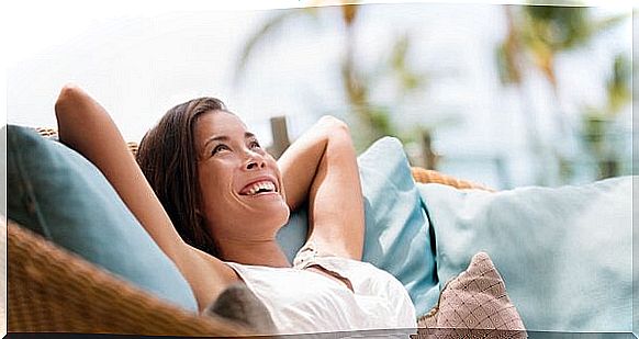 woman relaxing