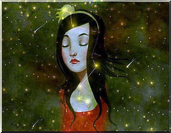 constellation-of-stars woman